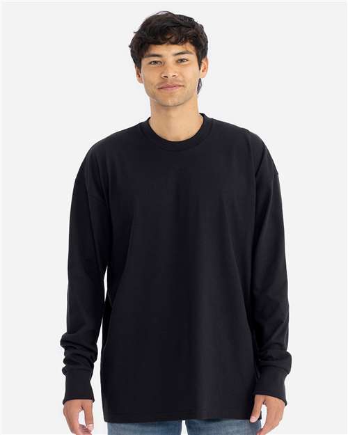 Next Level Unisex Heavyweight Long Sleeve T-Shirt - 7211 - 7211N Black