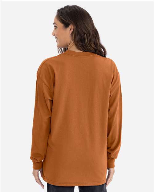 Next Level Unisex Heavyweight Long Sleeve T-Shirt - 7211 - 7211N Clay