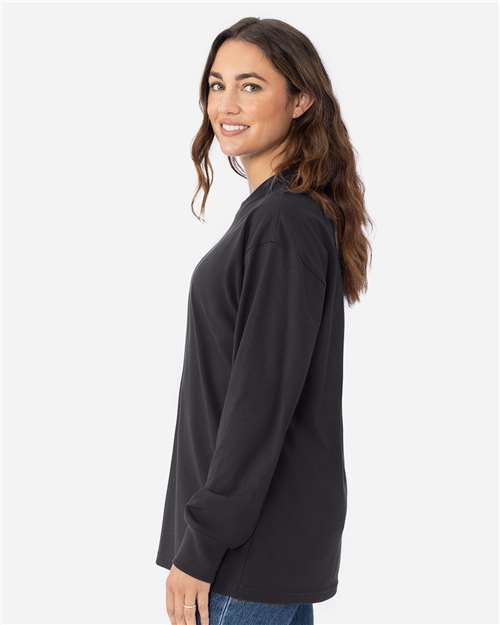 Next Level Unisex Heavyweight Long Sleeve T-Shirt - 7211 - 7211N Graphite Black