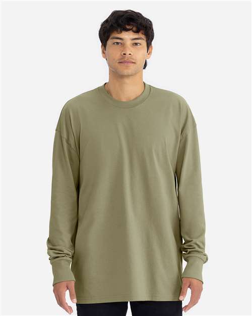 Next Level Unisex Heavyweight Long Sleeve T-Shirt - 7211 - 7211N Light Olive