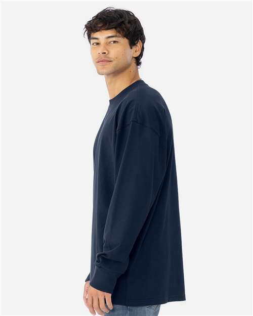 Next Level Unisex Heavyweight Long Sleeve T-Shirt - 7211 - 7211N Midnight Navy