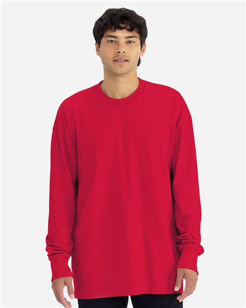 Next Level Unisex Heavyweight Long Sleeve T-Shirt - 7211 - 7211N Red
