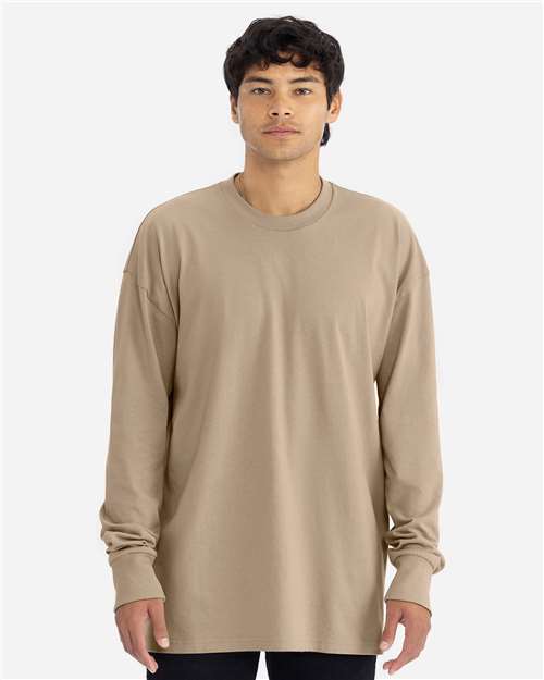 Next Level Unisex Heavyweight Long Sleeve T-Shirt - 7211 - 7211N Tan