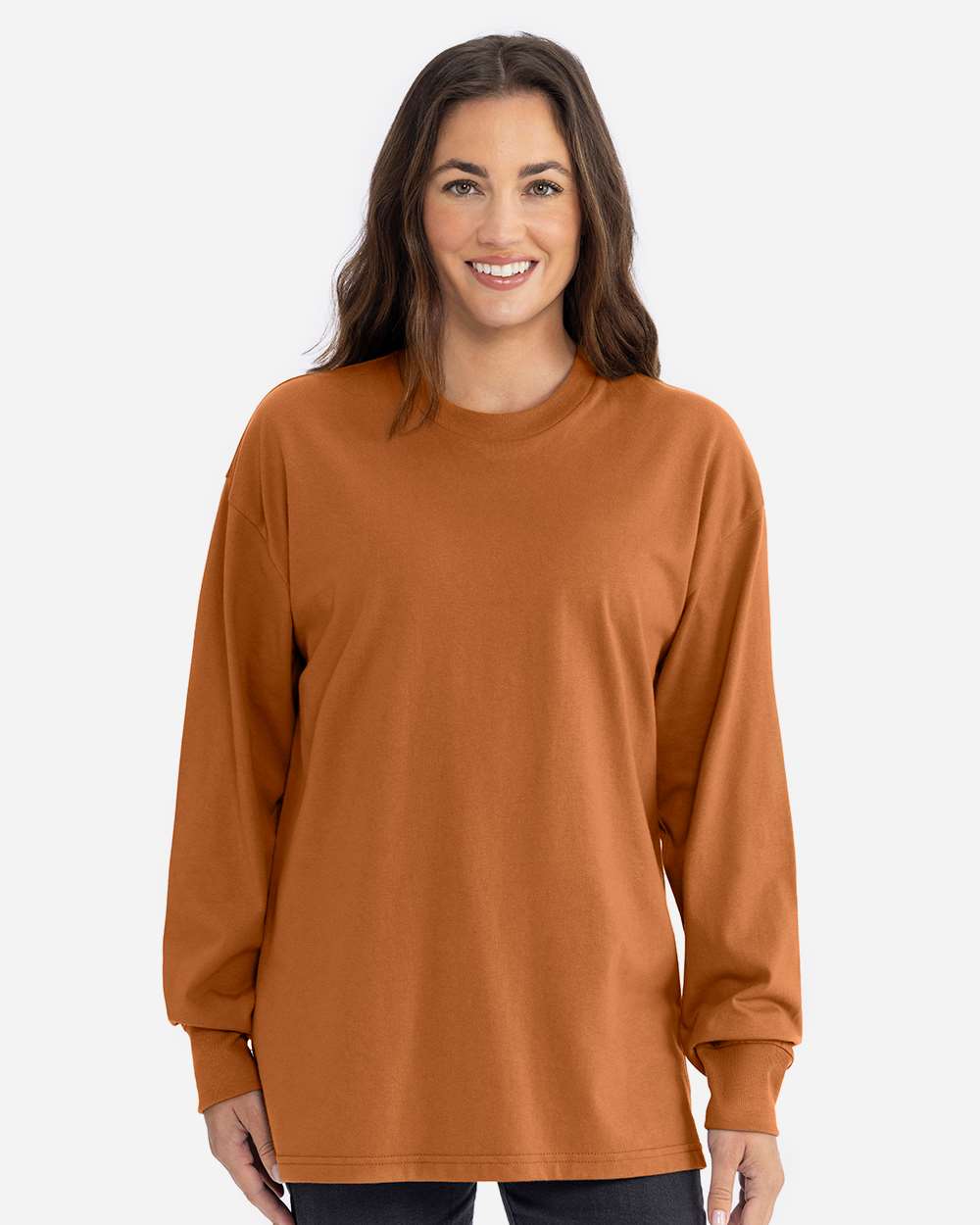 Next Level Unisex Heavyweight Long Sleeve Tee - 7211 - 7211N Clay