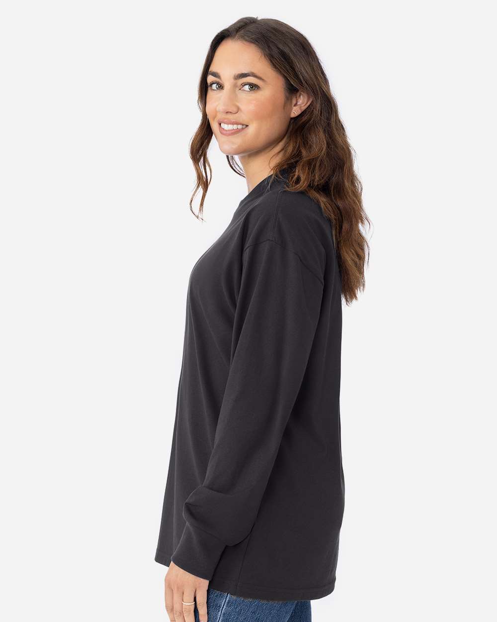 Next Level Unisex Heavyweight Long Sleeve Tee - 7211 - 7211N Graphite Black