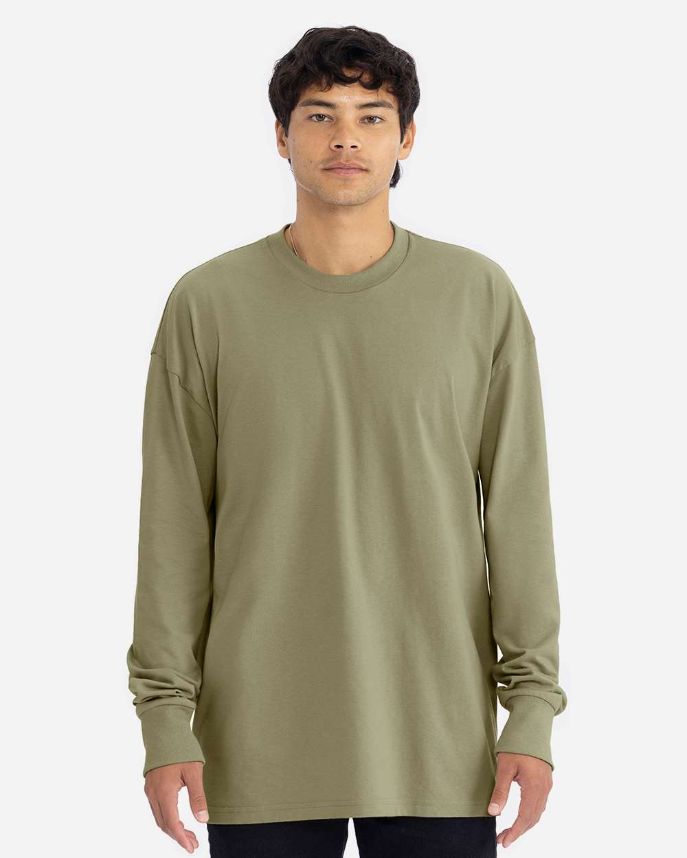 Next Level Unisex Heavyweight Long Sleeve Tee - 7211 - 7211N Light Olive