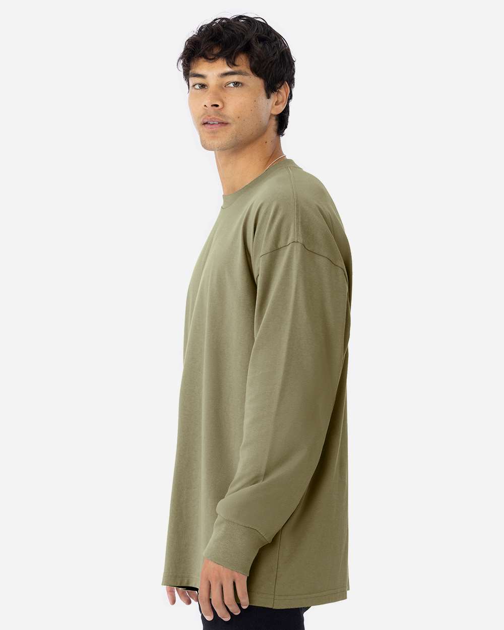 Next Level Unisex Heavyweight Long Sleeve Tee - 7211 - 7211N Light Olive