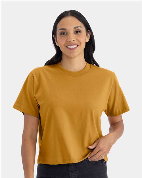 Next Level Women's Heavyweight Boxy T-Shirt - 7610 - 7610N Antique Gold