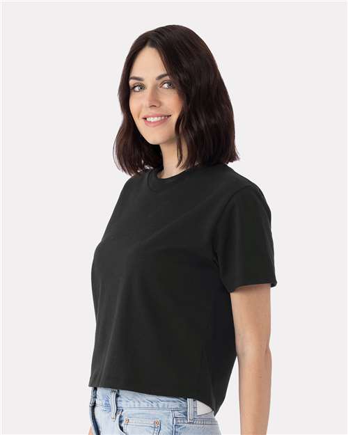 Next Level Women's Heavyweight Boxy T-Shirt - 7610 - 7610N Black