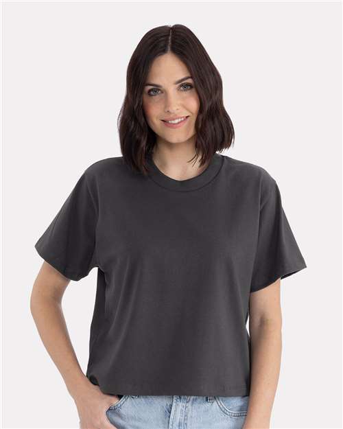 Next Level Women's Heavyweight Boxy T-Shirt - 7610 - 7610N Graphite Black