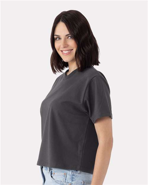 Next Level Women's Heavyweight Boxy T-Shirt - 7610 - 7610N Graphite Black