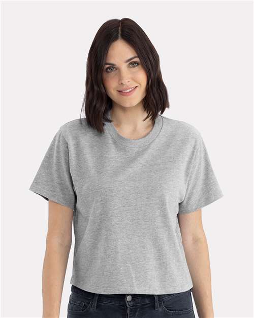 Next Level Women's Heavyweight Boxy T-Shirt - 7610 - 7610N Heather Grey