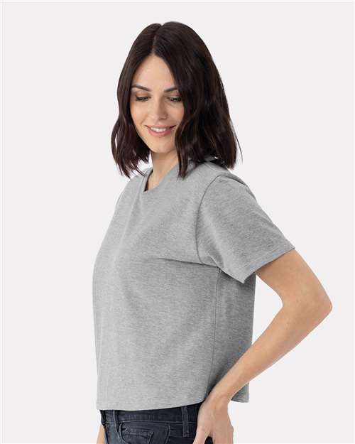 Next Level Women's Heavyweight Boxy T-Shirt - 7610 - 7610N Heather Grey