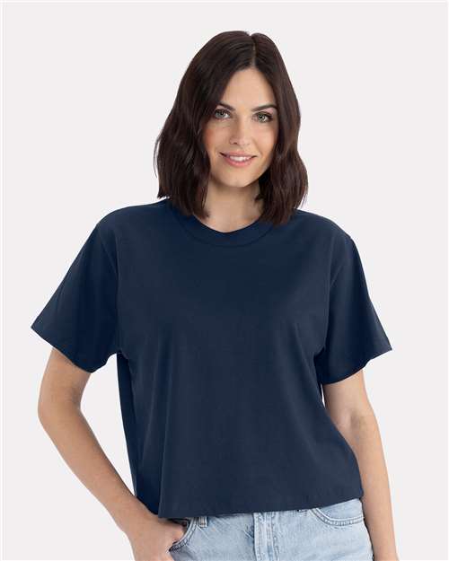 Next Level Women's Heavyweight Boxy T-Shirt - 7610 - 7610N Midnight Navy