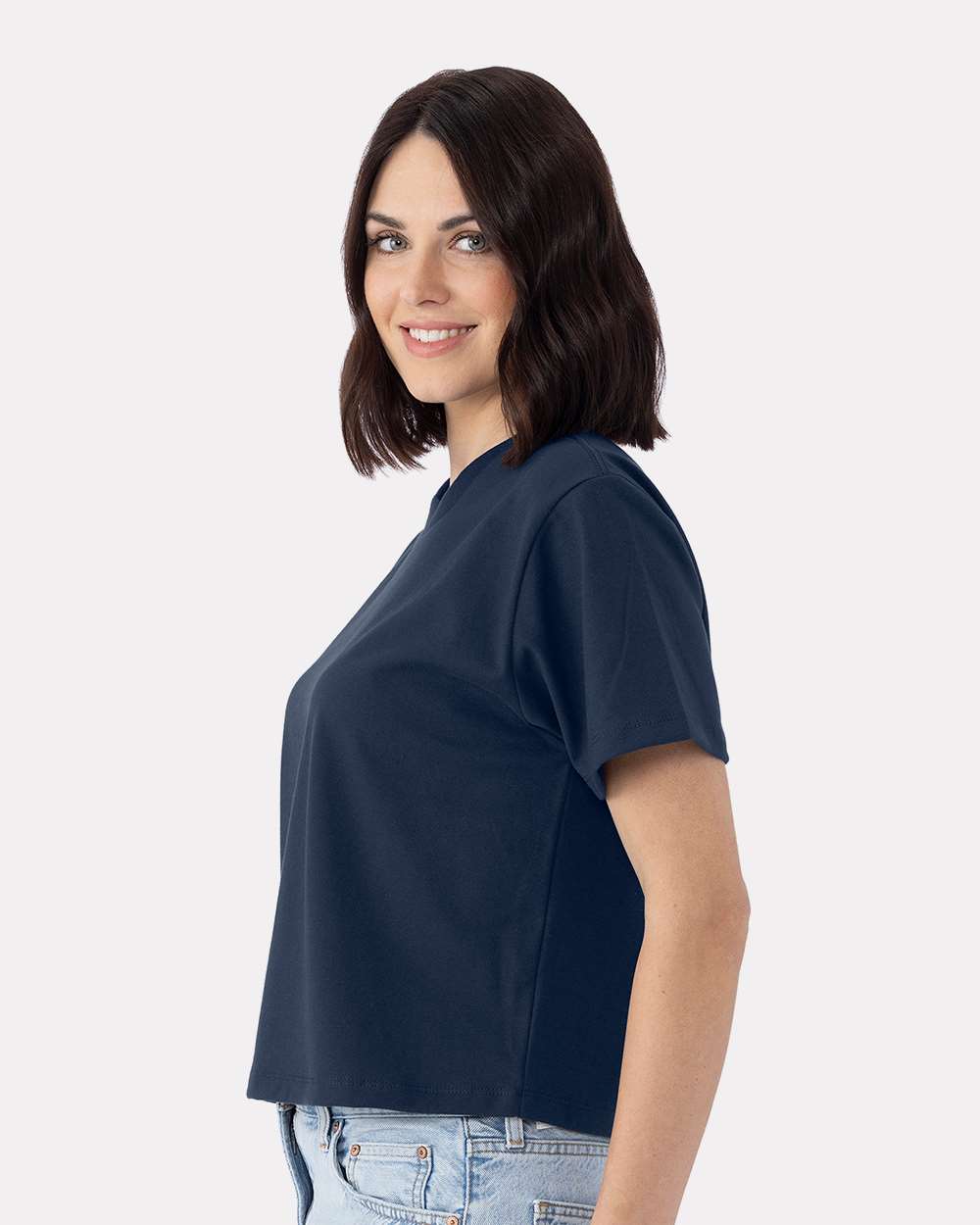 Next Level Women's Heavyweight Boxy T-Shirt - 7610 - 7610N Midnight Navy