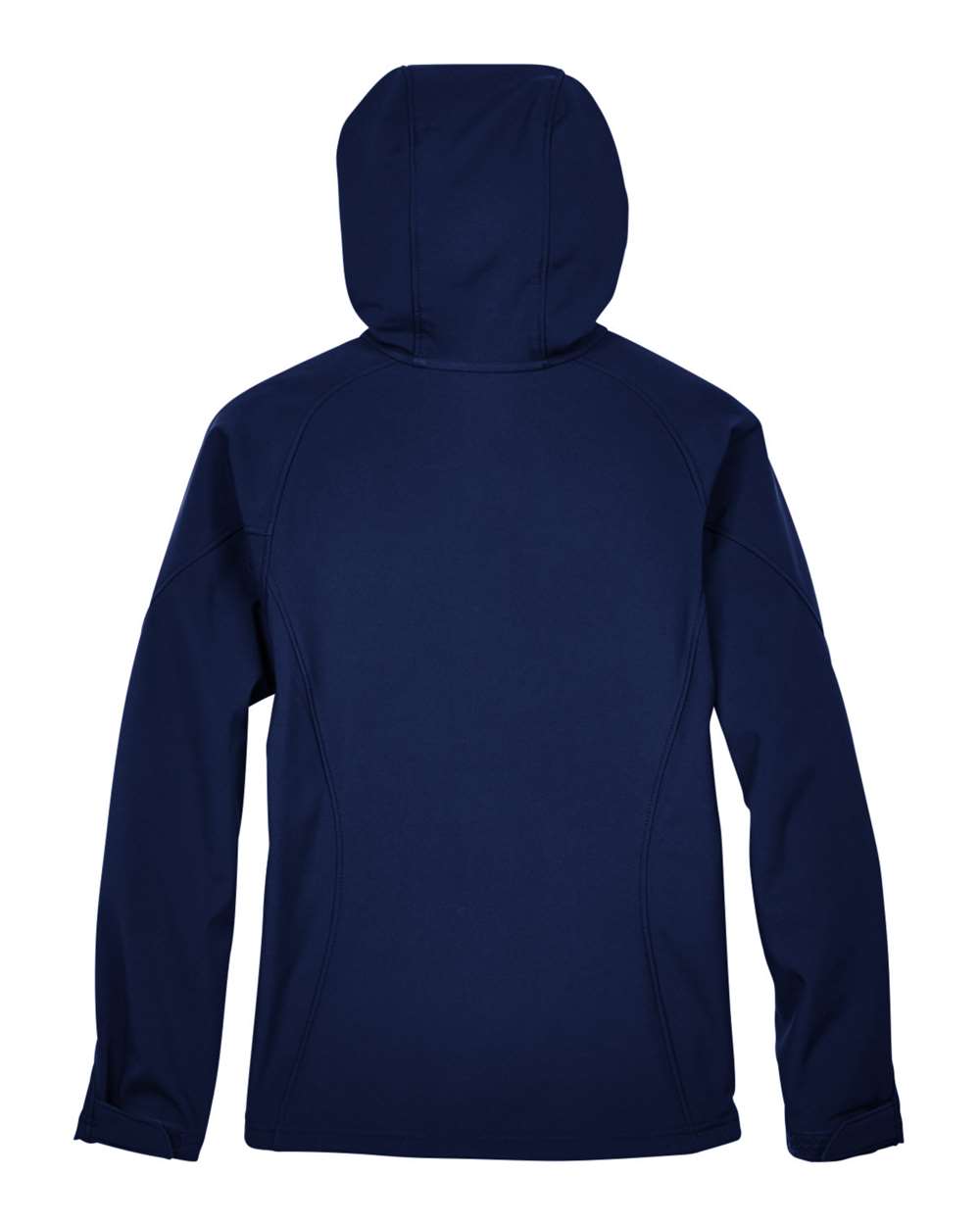 North End Women's Prospect Two-Layer Fleece Bonded Soft Shell Hooded Jacket - 78166 Classic Navy