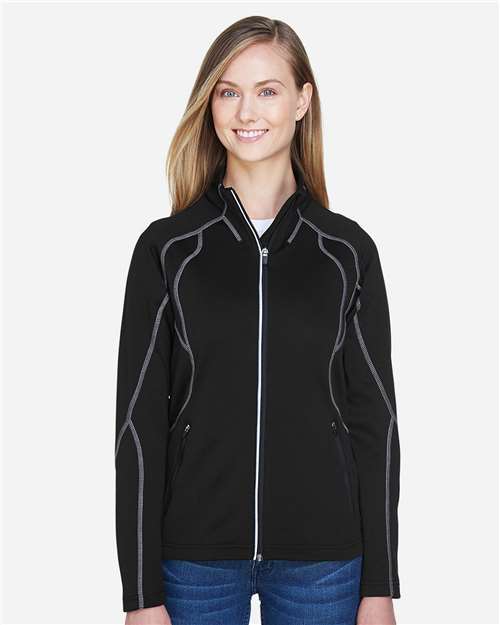 North End Women's Gravity Performance Fleece Jacket - 78174 Black