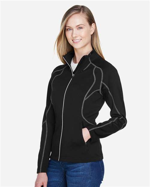 North End Women's Gravity Performance Fleece Jacket - 78174 Black