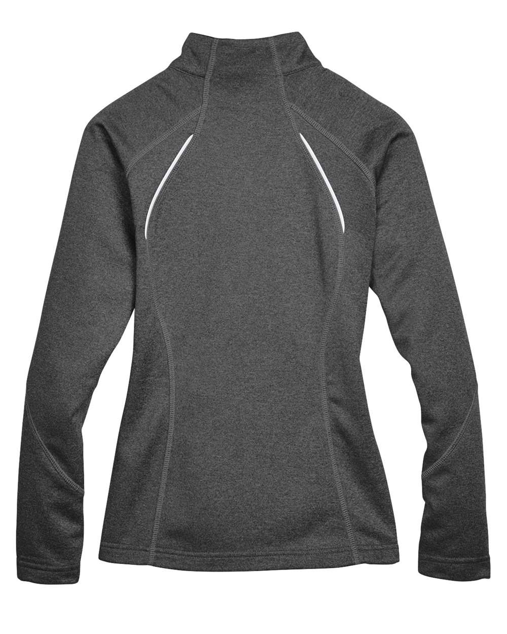 North End Women's Gravity Performance Fleece Jacket - 78174 Carbon Heather