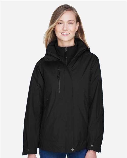 North End Women's Caprice 3-in-1 Jacket with Soft Shell Liner - 78178 Black