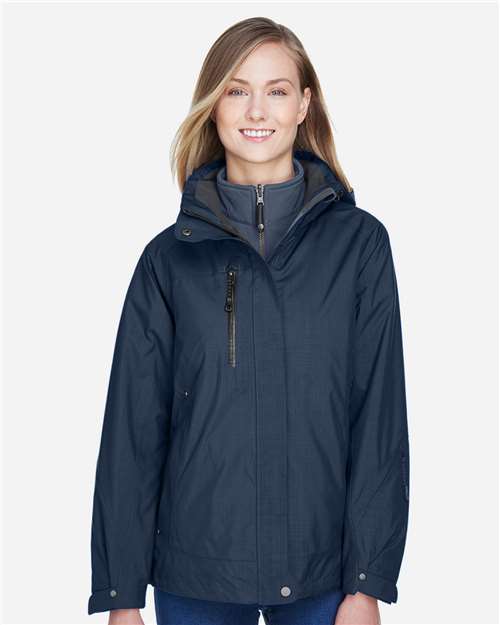 North End Women's Caprice 3-in-1 Jacket with Soft Shell Liner - 78178 Classic Navy