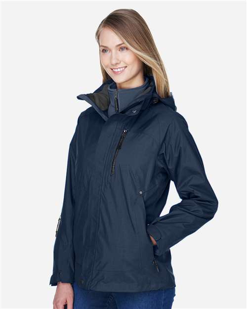 North End Women's Caprice 3-in-1 Jacket with Soft Shell Liner - 78178 Classic Navy
