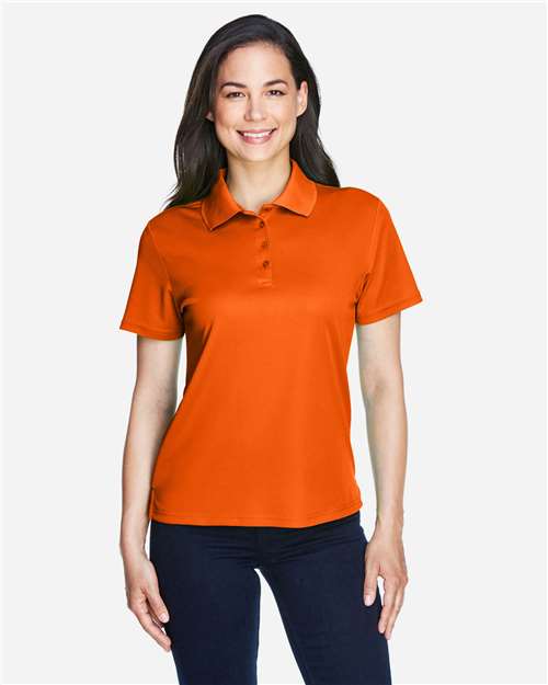 Core365 Women's Origin Performance Piqué Polo - 78181 Campus Orange