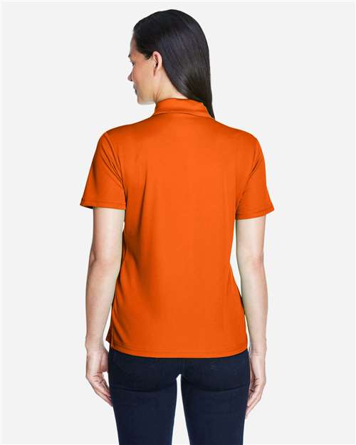 Core365 Women's Origin Performance Piqué Polo - 78181 Campus Orange