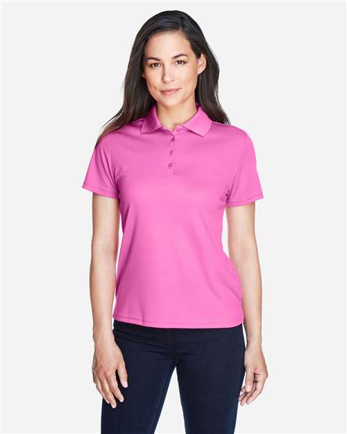 Core365 Women's Origin Performance Piqué Polo - 78181 Charity Pink