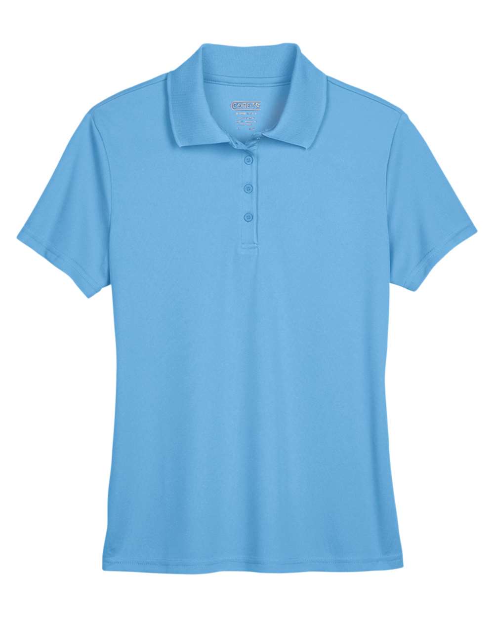 Core365 Women's Origin Performance Piqué Polo - 78181 Columbia Blue
