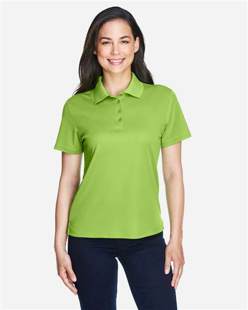Core365 Women's Origin Performance Piqué Polo - 78181 Acid Green