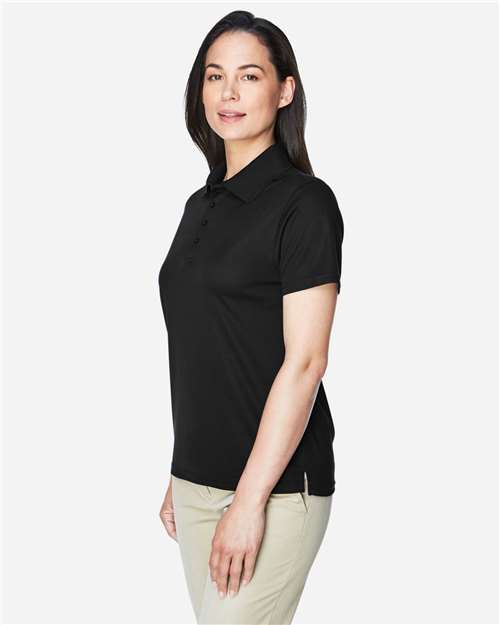 Core365 Women's Origin Performance Piqué Polo - 78181 Black