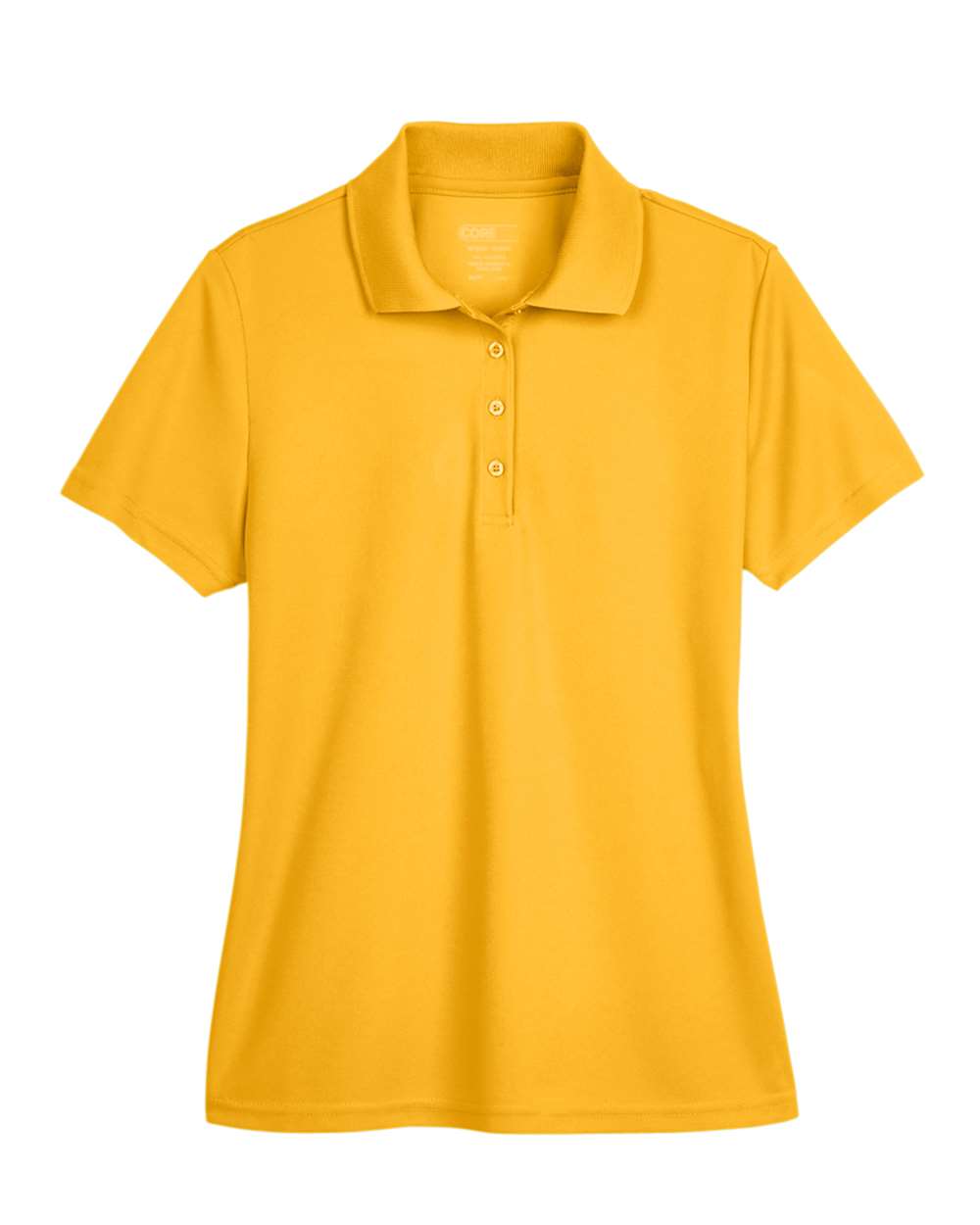 Core365 Women's Origin Performance Piqué Polo - 78181 Campus Gold