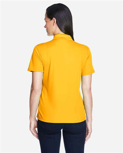Core365 Women's Origin Performance Piqué Polo - 78181 Campus Gold