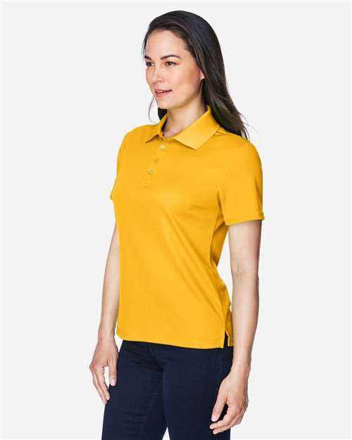 Core365 Women's Origin Performance Piqué Polo - 78181 Campus Gold