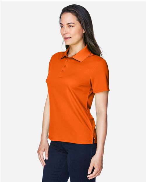 Core365 Women's Origin Performance Piqué Polo - 78181 Campus Orange