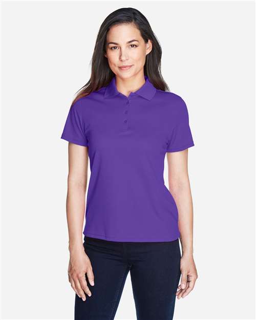 Core365 Women's Origin Performance Piqué Polo - 78181 Campus Purple