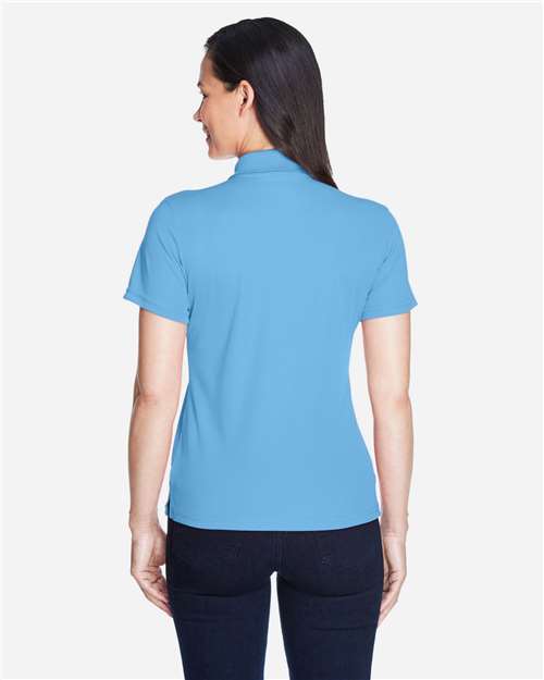Core365 Women's Origin Performance Piqué Polo - 78181 Columbia Blue