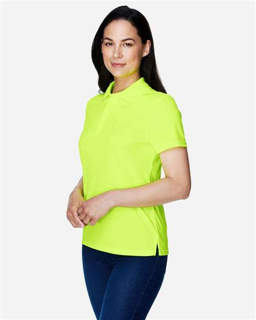 Core365 Women's Origin Performance Piqué Polo - 78181 Safety Yellow