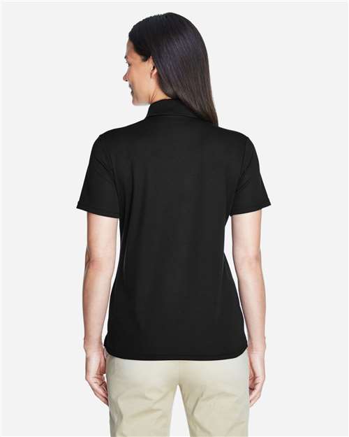 Core365 Women's Origin Performance Piqué Polo - 78181 Black