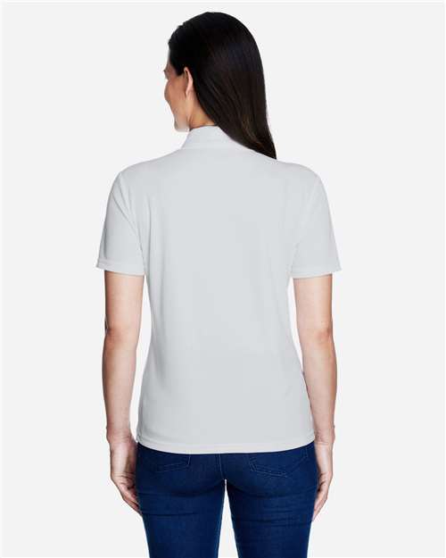 Core365 Women's Origin Performance Piqué Polo - 78181 Platinum