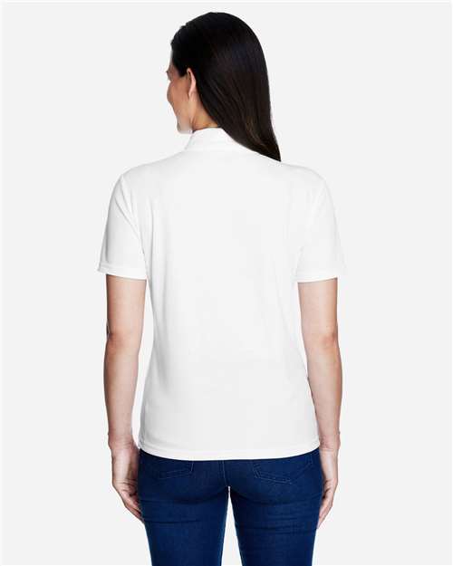 Core365 Women's Origin Performance Piqué Polo - 78181 White