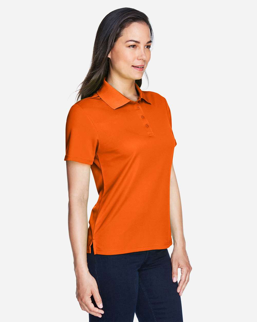Core365 Women's Origin Performance Piqué Polo - 78181 Campus Orange