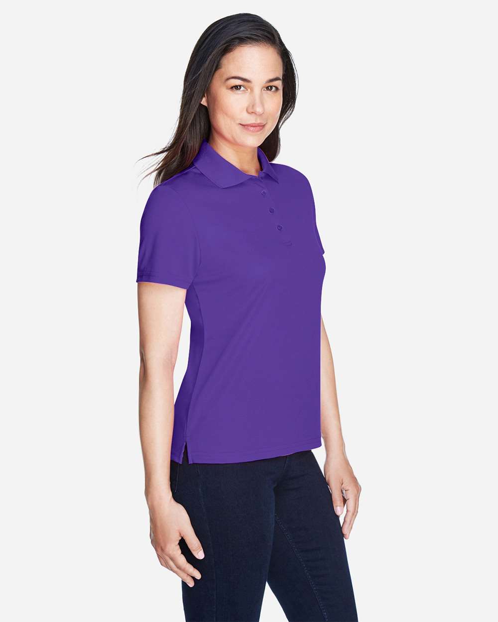 Core365 Women's Origin Performance Piqué Polo - 78181 Campus Purple