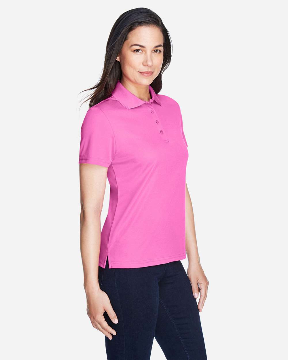 Core365 Women's Origin Performance Piqué Polo - 78181 Charity Pink