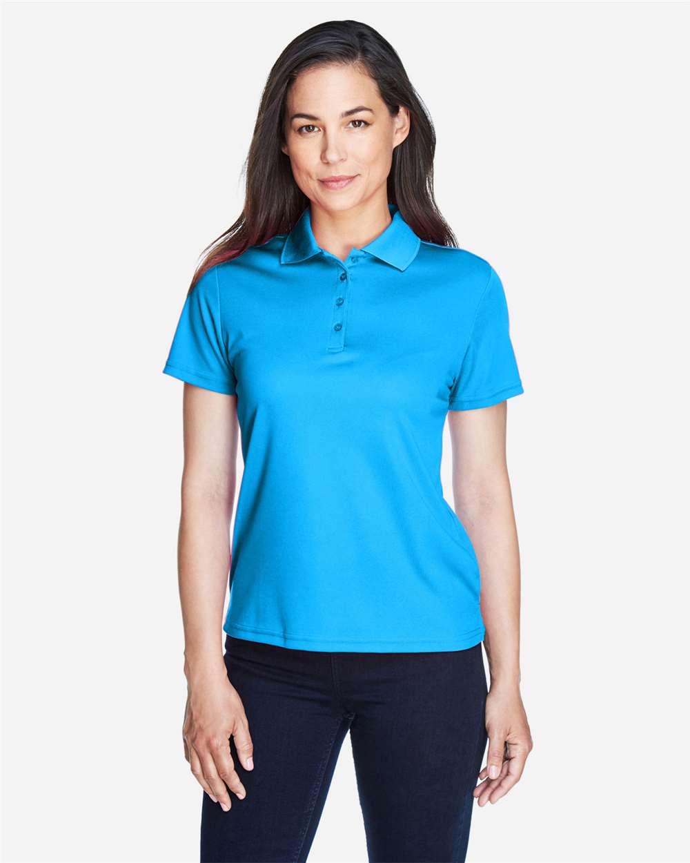 Core365 Women's Origin Performance Piqué Polo - 78181 Electric Blue