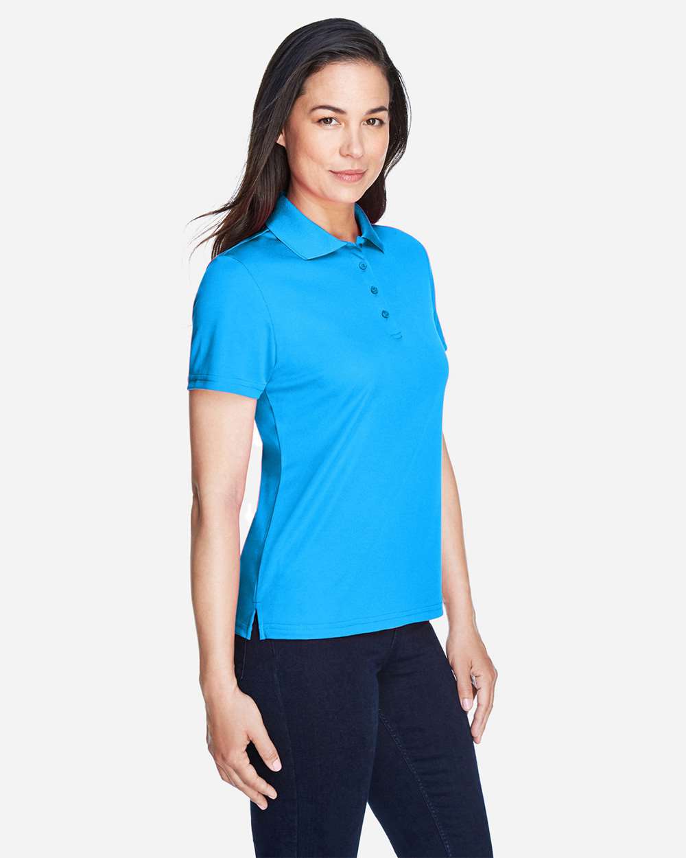 Core365 Women's Origin Performance Piqué Polo - 78181 Electric Blue