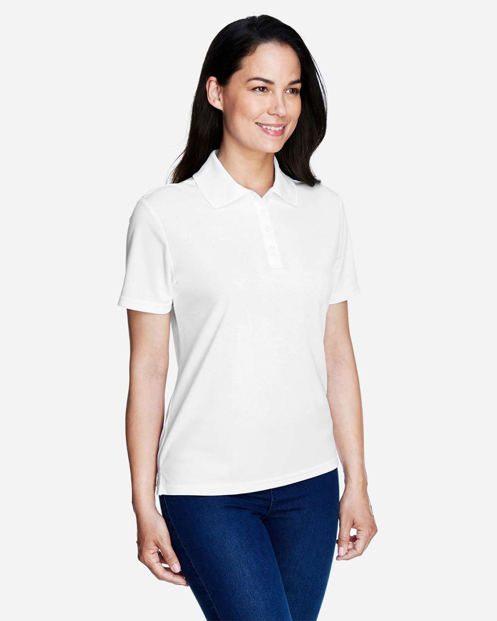 Core365 Women's Origin Performance Piqué Polo - 78181 White