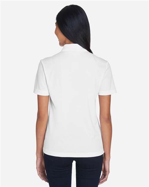 Core365 Women's Origin Performance Piqué Polo with Pocket - 78181P White