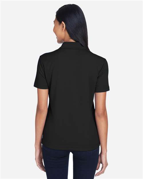 Core365 Women's Origin Performance Piqué Polo with Pocket - 78181P Black